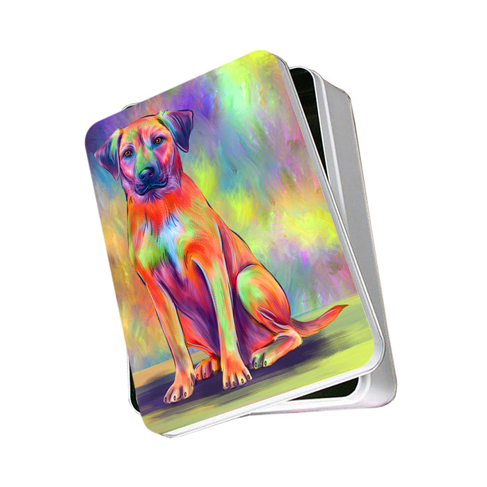 Paradise Wave Black Mouth Cur Dog Photo Storage Tin PITN57439
