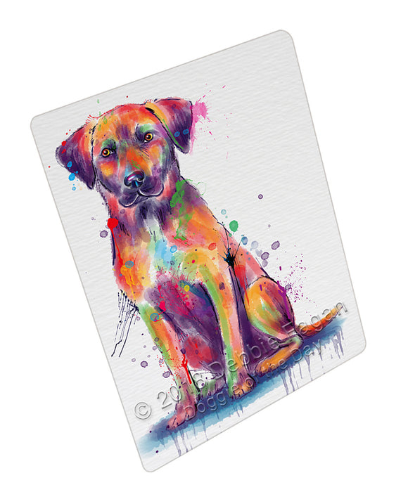 Watercolor Black Mouth Cur Dog Refrigerator / Dishwasher Magnet RMAG110196