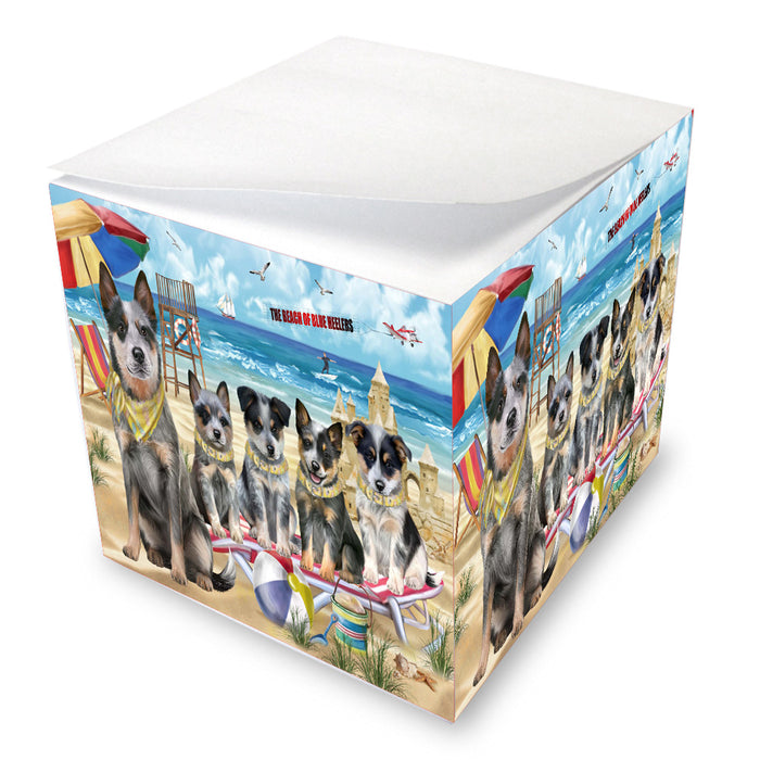 Pet Friendly Beach Blue Heeler Dogs Coasters Set of 4 NOC-DOTD-A57128