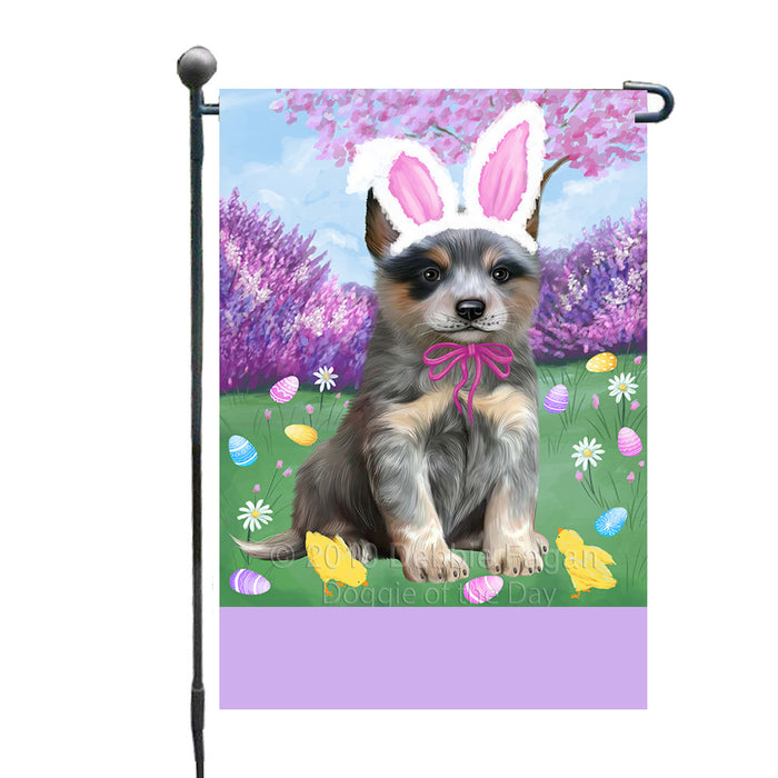 Personalized Easter Holiday Blue Heeler Dog Custom Garden Flags GFLG-DOTD-A58771