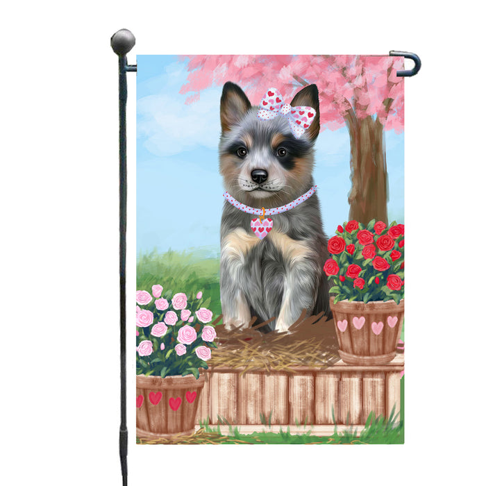 Personalized Rosie 25 Cent Kisses Blue Heeler Dog Custom Garden Flag GFLG64654