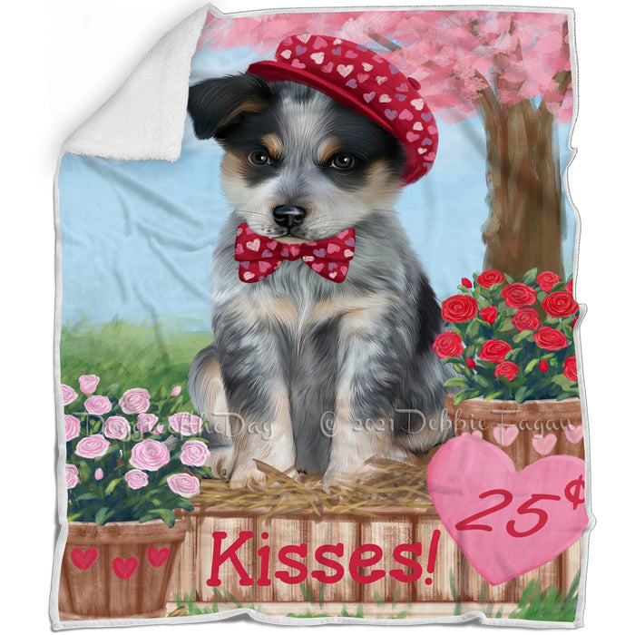 Rosie 25 Cent Kisses Blue Heeler Dog Blanket BLNKT122853