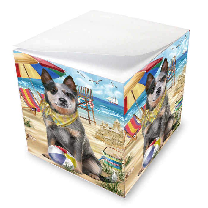 Pet Friendly Beach Blue Heeler Dog Note Cube NOC-DOTD-A57167