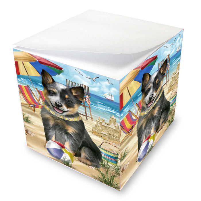 Pet Friendly Beach Blue Heeler Dog Note Cube NOC-DOTD-A57168