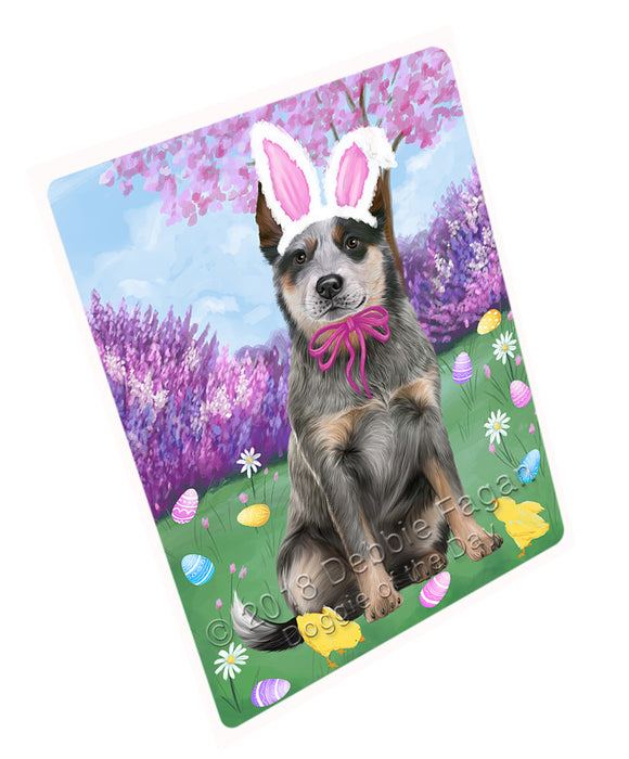 Easter Holiday Blue Heeler Dog Cutting Board C75876