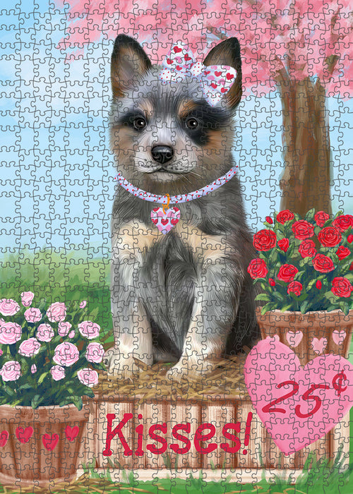 Rosie 25 Cent Kisses Blue Heeler Dog Puzzle with Photo Tin PUZL91944