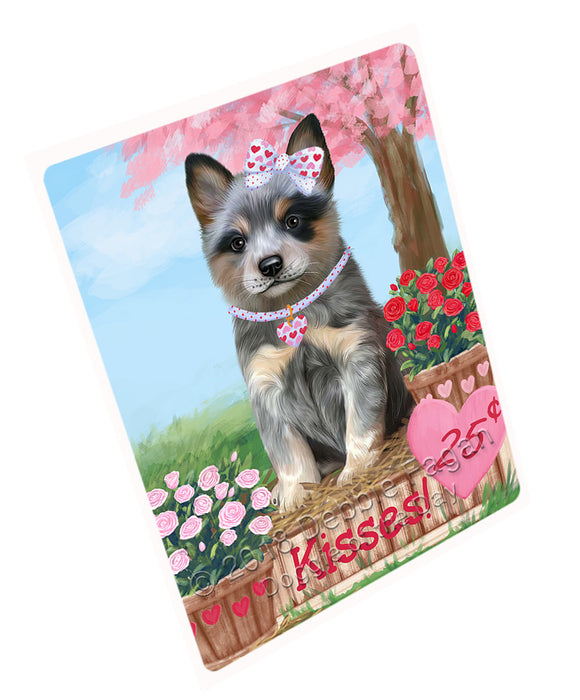 Rosie 25 Cent Kisses Blue Heeler Dog Magnet MAG72942 (Small 5.5" x 4.25")