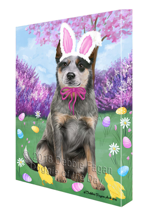 Easter Holiday Blue Heeler Dog Canvas Print Wall Art Décor CVS134441