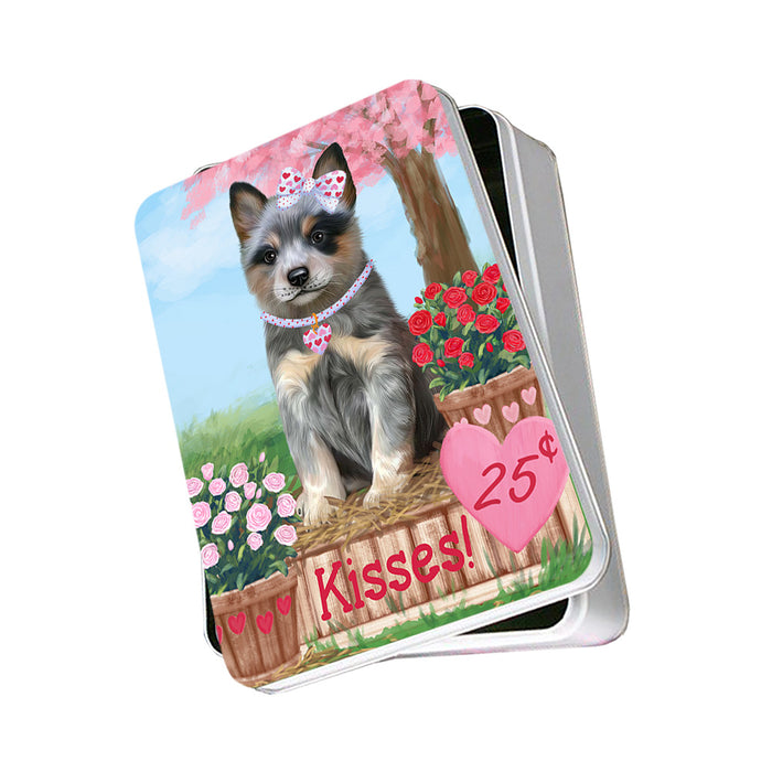 Rosie 25 Cent Kisses Blue Heeler Dog Photo Storage Tin PITN55878