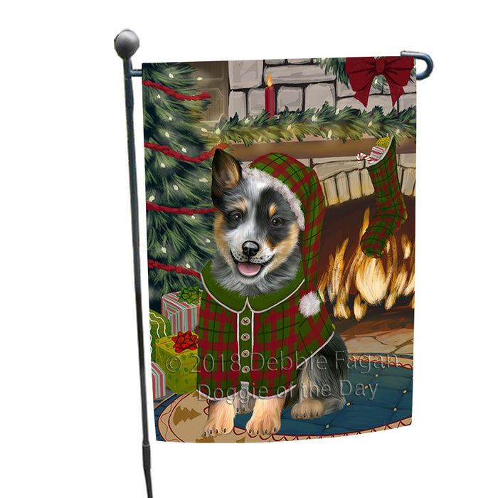 The Stocking was Hung Blue Heeler Dog Garden Flag GFLG55518