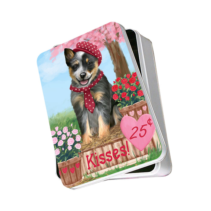 Rosie 25 Cent Kisses Blue Heeler Dog Photo Storage Tin PITN55879