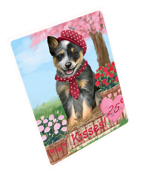 Rosie 25 Cent Kisses Blue Heeler Dog Magnet MAG72945 (Small 5.5" x 4.25")