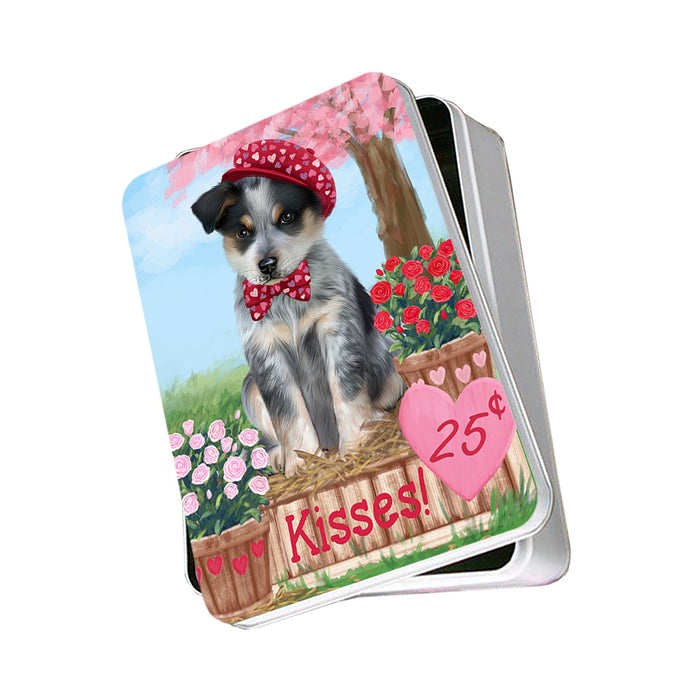 Rosie 25 Cent Kisses Blue Heeler Dog Photo Storage Tin PITN55880