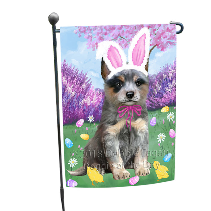 Easter Holiday Blue Heeler Dog Garden Flag GFLG57543
