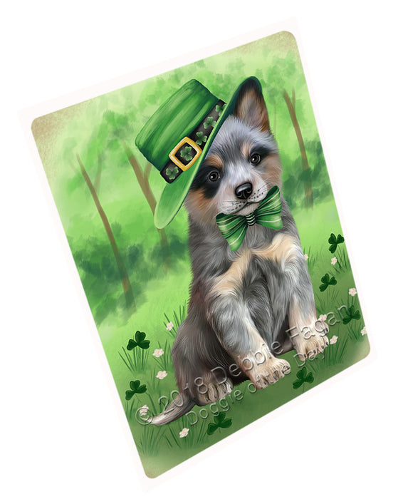 St. Patricks Day Irish Portrait Blue Heeler Dog Small Magnet MAG76115