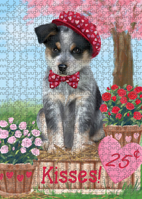 Rosie 25 Cent Kisses Blue Heeler Dog Puzzle with Photo Tin PUZL91952