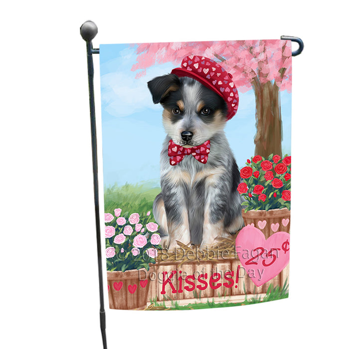 Rosie 25 Cent Kisses Blue Heeler Dog Garden Flag GFLG56485