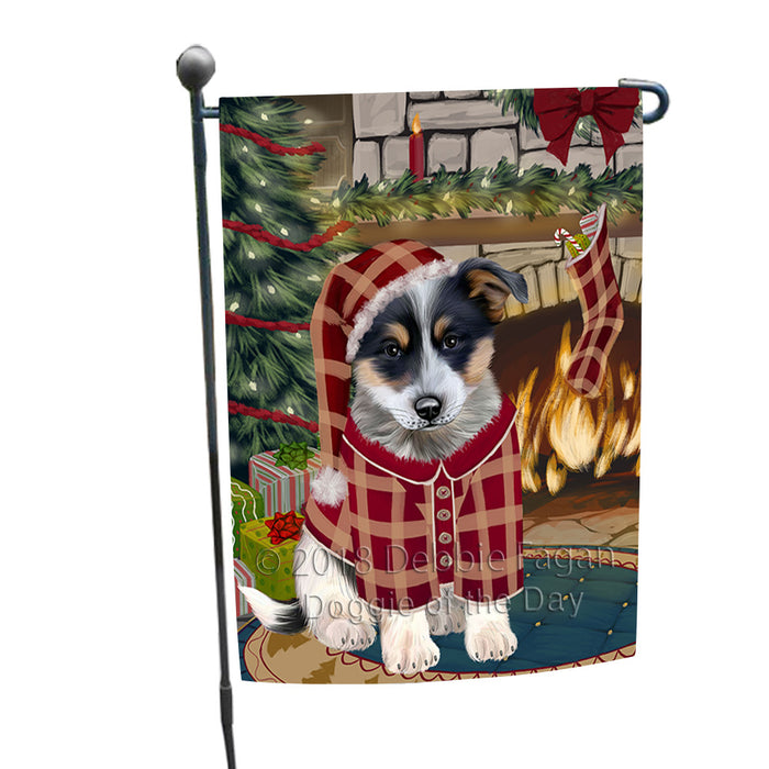 The Stocking was Hung Blue Heeler Dog Garden Flag GFLG55519