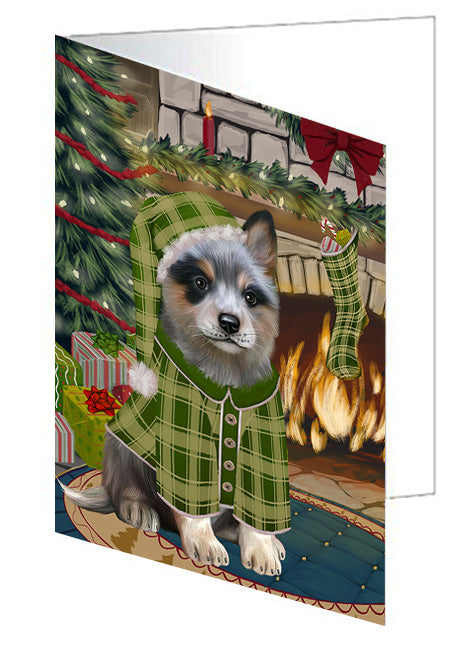 The Stocking was Hung Cocker Spaniel Dog Handmade Artwork Assorted Pets Greeting Cards and Note Cards with Envelopes for All Occasions and Holiday Seasons GCD70367