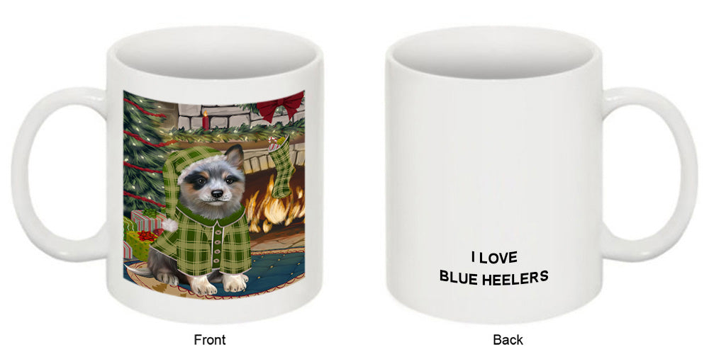 The Stocking was Hung Blue Heeler Dog Coffee Mug MUG50625