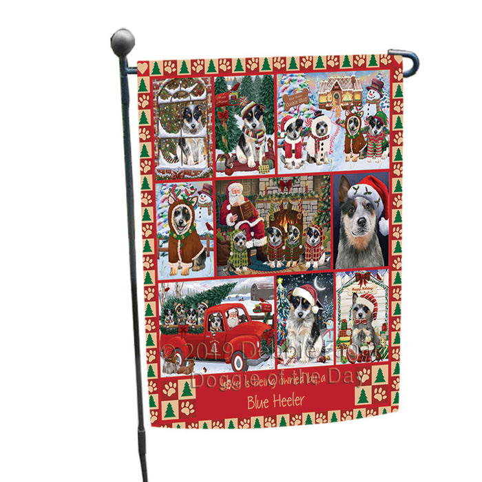 Love is Being Owned Christmas Blue Heeler Dogs Garden Flag GFLG65875