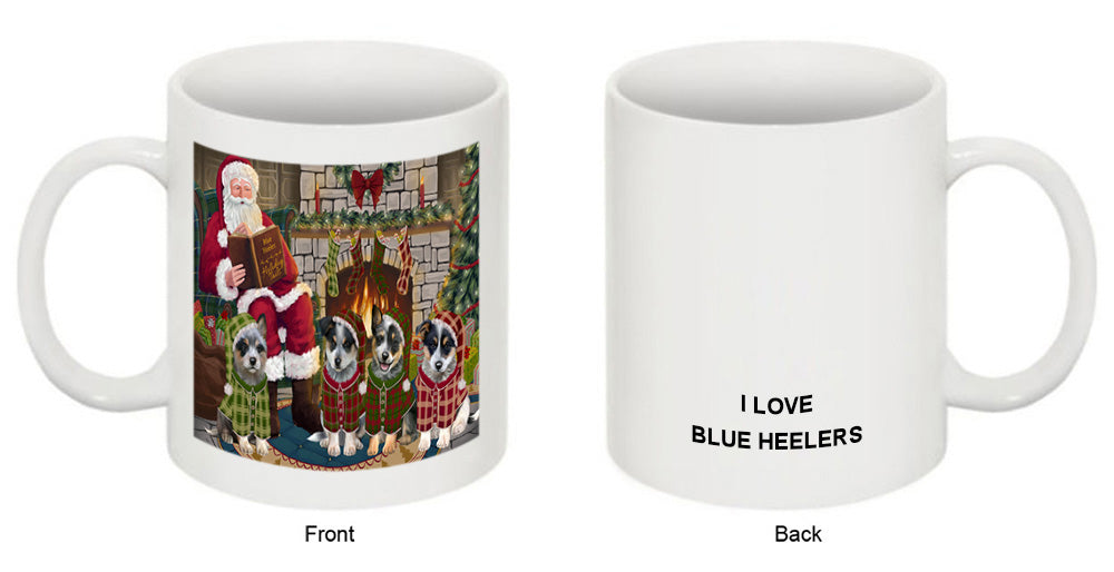 Christmas Cozy Holiday Tails Blue Heelers Dog Coffee Mug MUG50502