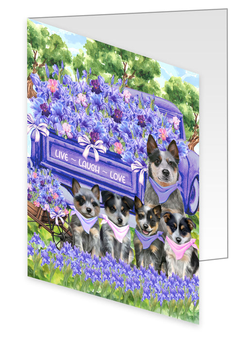Blue Heeler Greeting Cards & Note Cards: Explore a Variety of Designs, Custom, Personalized, Invitation Card with Envelopes, Gift for Dog and Pet Lovers