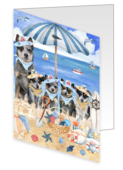 Blue Heeler Greeting Cards & Note Cards with Envelopes: Explore a Variety of Designs, Custom, Invitation Card Multi Pack, Personalized, Gift for Pet and Dog Lovers