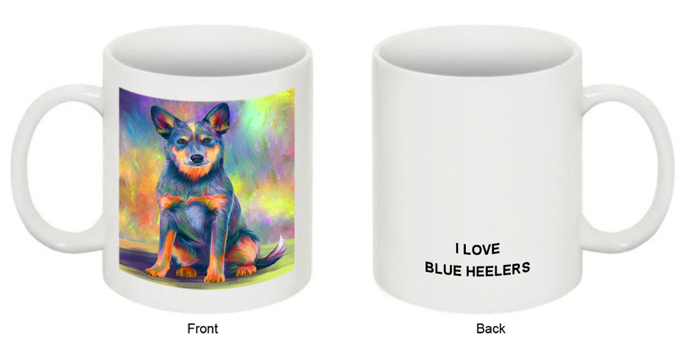 Paradise Wave Blue Heeler Dog Coffee Mug MUG51458