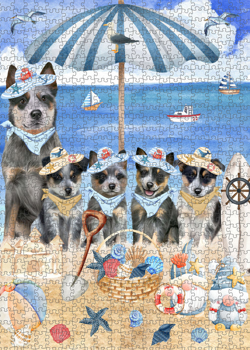 Blue Heeler Jigsaw Puzzle: Interlocking Puzzles Games for Adult, Explore a Variety of Custom Designs, Personalized, Pet and Dog Lovers Gift