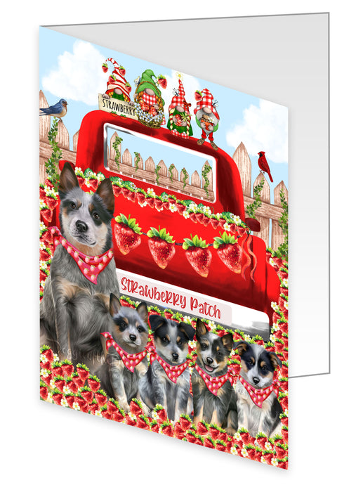 Blue Heeler Greeting Cards & Note Cards: Explore a Variety of Designs, Custom, Personalized, Halloween Invitation Card with Envelopes, Gifts for Dog Lovers