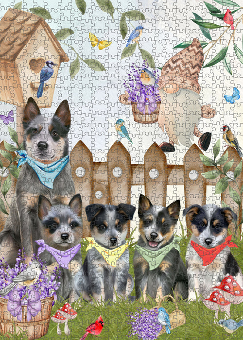 Blue Heeler Jigsaw Puzzle: Explore a Variety of Personalized Designs, Interlocking Puzzles Games for Adult, Custom, Dog Lover's Gifts