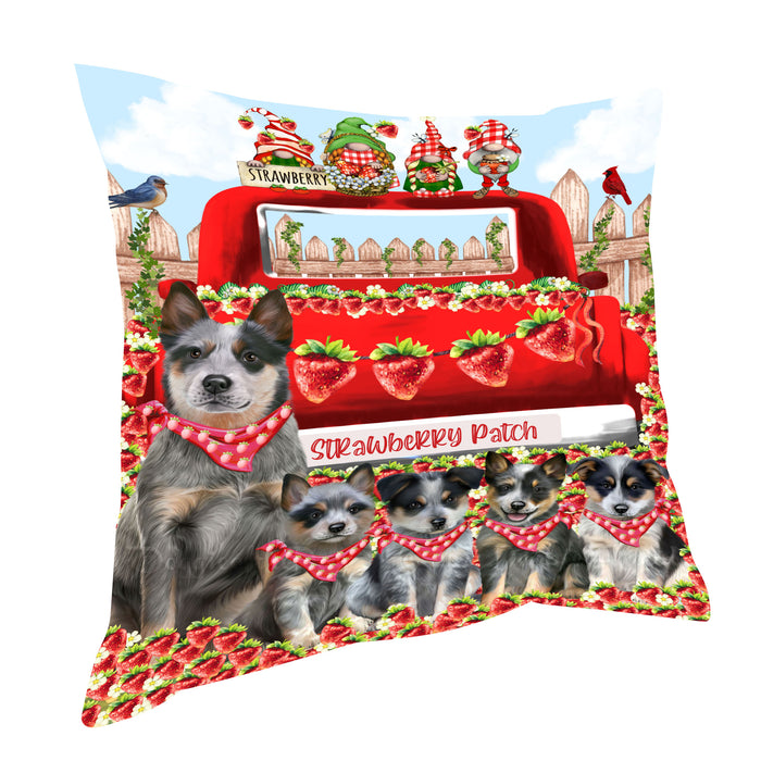 Blue Heeler Pillow: Explore a Variety of Designs, Custom, Personalized, Throw Pillows Cushion for Sofa Couch Bed, Gift for Dog and Pet Lovers
