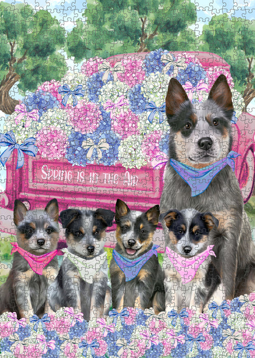 Blue Heeler Jigsaw Puzzle for Adult, Explore a Variety of Designs, Interlocking Puzzles Games, Custom and Personalized, Gift for Dog and Pet Lovers