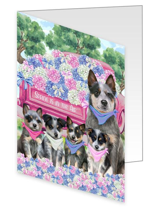 Blue Heeler Greeting Cards & Note Cards with Envelopes: Explore a Variety of Designs, Custom, Invitation Card Multi Pack, Personalized, Gift for Pet and Dog Lovers