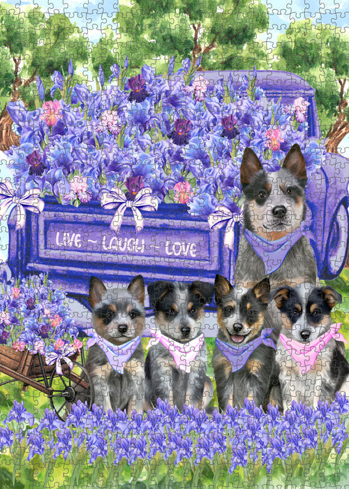 Blue Heeler Jigsaw Puzzle, Interlocking Puzzles Games for Adult, Explore a Variety of Designs, Personalized, Custom,  Gift for Pet and Dog Lovers