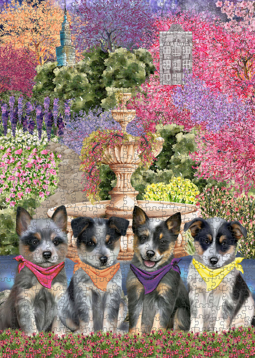 Blue Heeler Jigsaw Puzzle, Interlocking Puzzles Games for Adult, Explore a Variety of Designs, Personalized, Custom,  Gift for Pet and Dog Lovers