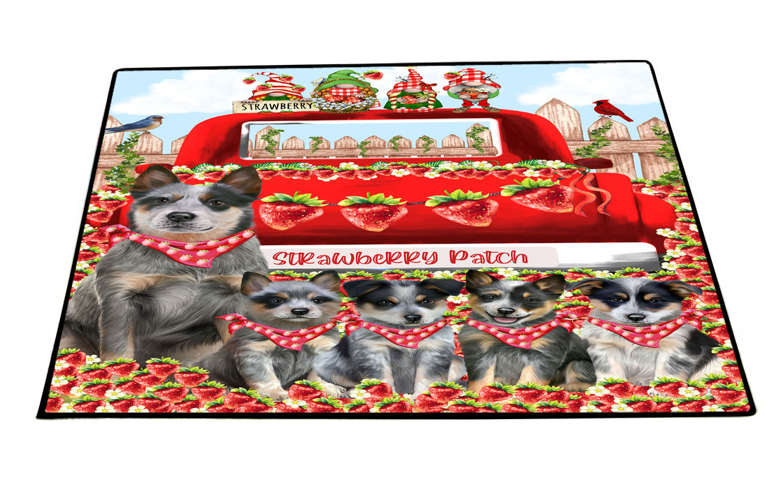 Blue Heeler Floor Mat and Door Mats, Explore a Variety of Designs, Personalized, Anti-Slip Welcome Mat for Outdoor and Indoor, Custom Gift for Dog Lovers
