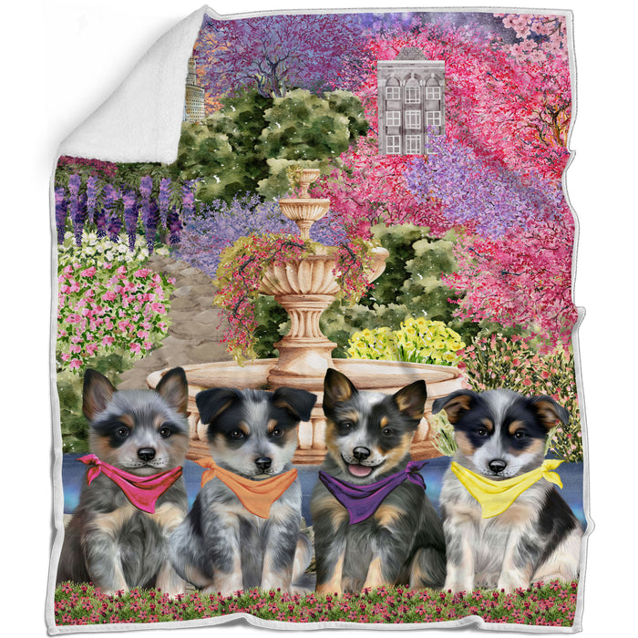Blue Heeler Blanket: Explore a Variety of Designs, Custom, Personalized, Cozy Sherpa, Fleece and Woven, Dog Gift for Pet Lovers