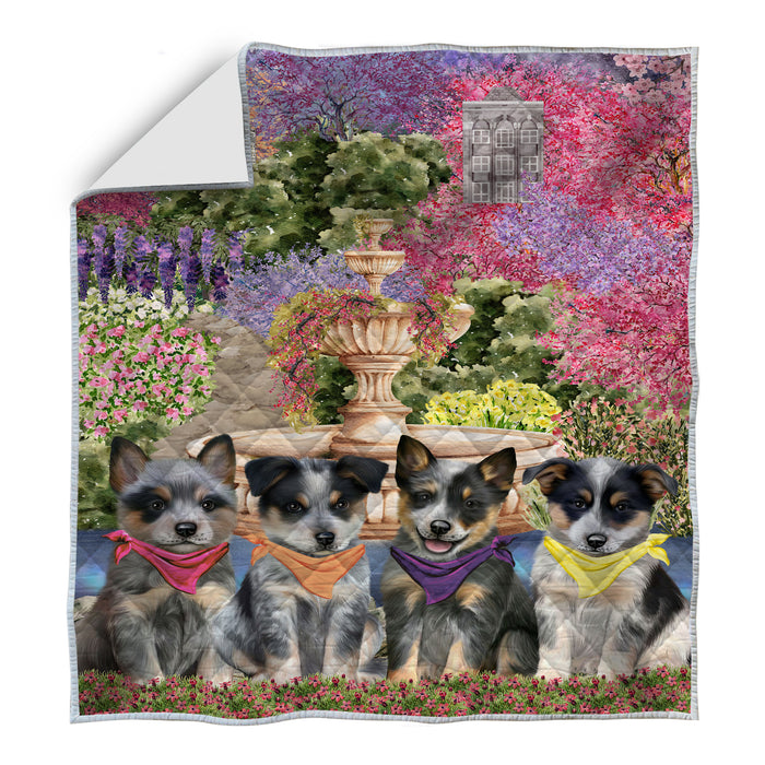 Blue Heeler Quilt: Explore a Variety of Custom Designs, Personalized, Bedding Coverlet Quilted, Gift for Dog and Pet Lovers