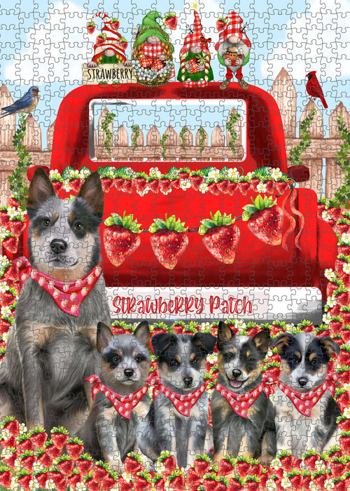 Blue Heeler Jigsaw Puzzle: Explore a Variety of Personalized Designs, Interlocking Puzzles Games for Adult, Custom, Dog Lover's Gifts