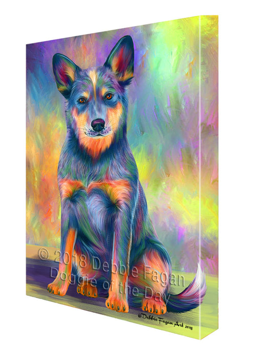 Paradise Wave Blue Heeler Dog Canvas Print Wall Art Décor CVS126764