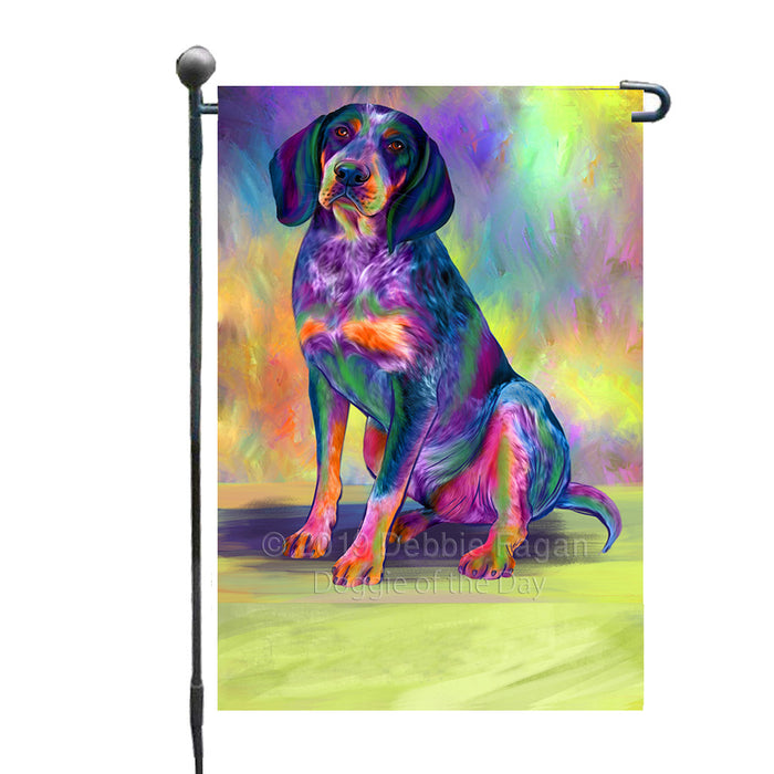Personalized Paradise Wave Bluetick Coon Hound Dog Custom Garden Flags GFLG-DOTD-A60014