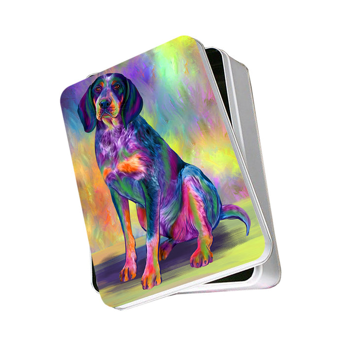 Paradise Wave Bluetick Coon Hound Dog Photo Storage Tin PITN56638