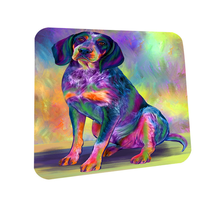 Paradise Wave Bluetick Coon Hound Dog Coasters Set of 4 CST56653