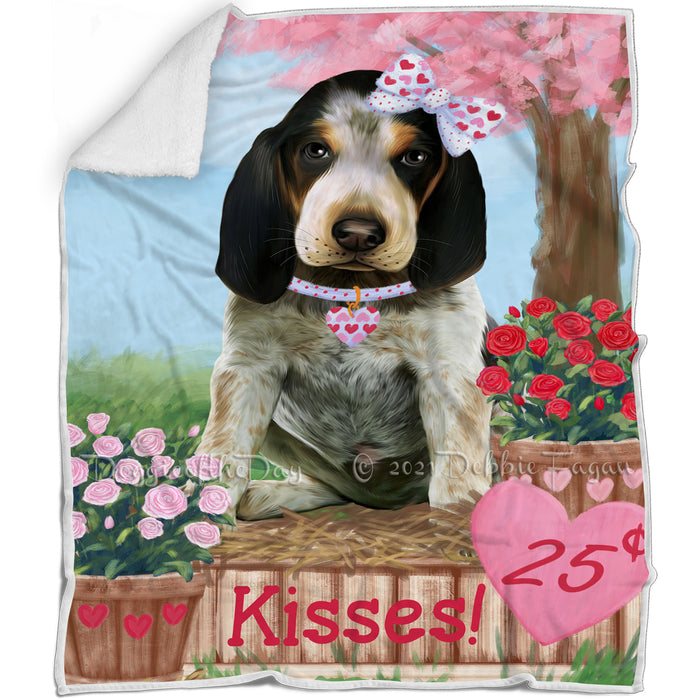 Rosie 25 Cent Kisses Bluetick Coonhound Dog Blanket BLNKT122862
