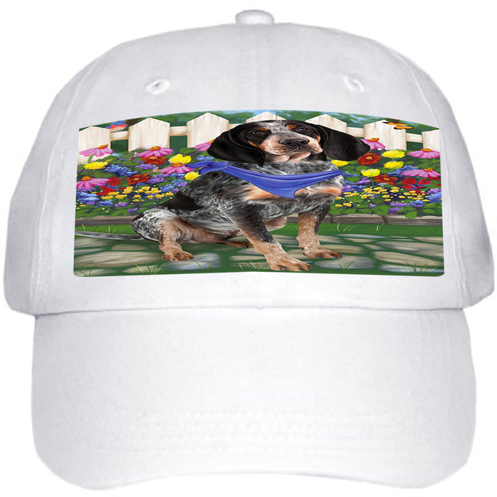 Spring Floral Bluetick Coonhound Dog Ball Hat Cap HAT53118