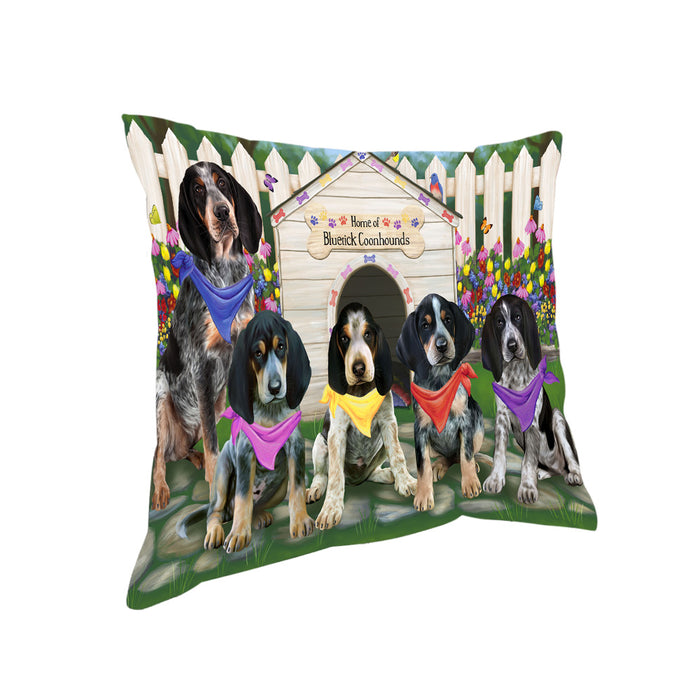 Spring Dog House Bluetick Coonhounds Dog Pillow PIL55040