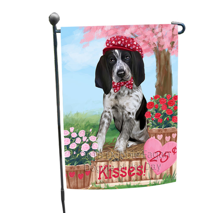 Rosie 25 Cent Kisses Bluetick Coonhound Dog Garden Flag GFLG56486