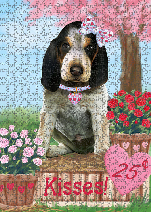 Rosie 25 Cent Kisses Bluetick Coonhound Dog Puzzle with Photo Tin PUZL91960